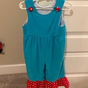 2 Kelly’s Kids Corduroy Ruffle Jumper